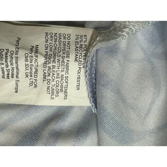 JACK NICKLAUS Men's Eco Choice Palm Print Golf Polo Shirt Size Medium - Picture 6 of 7